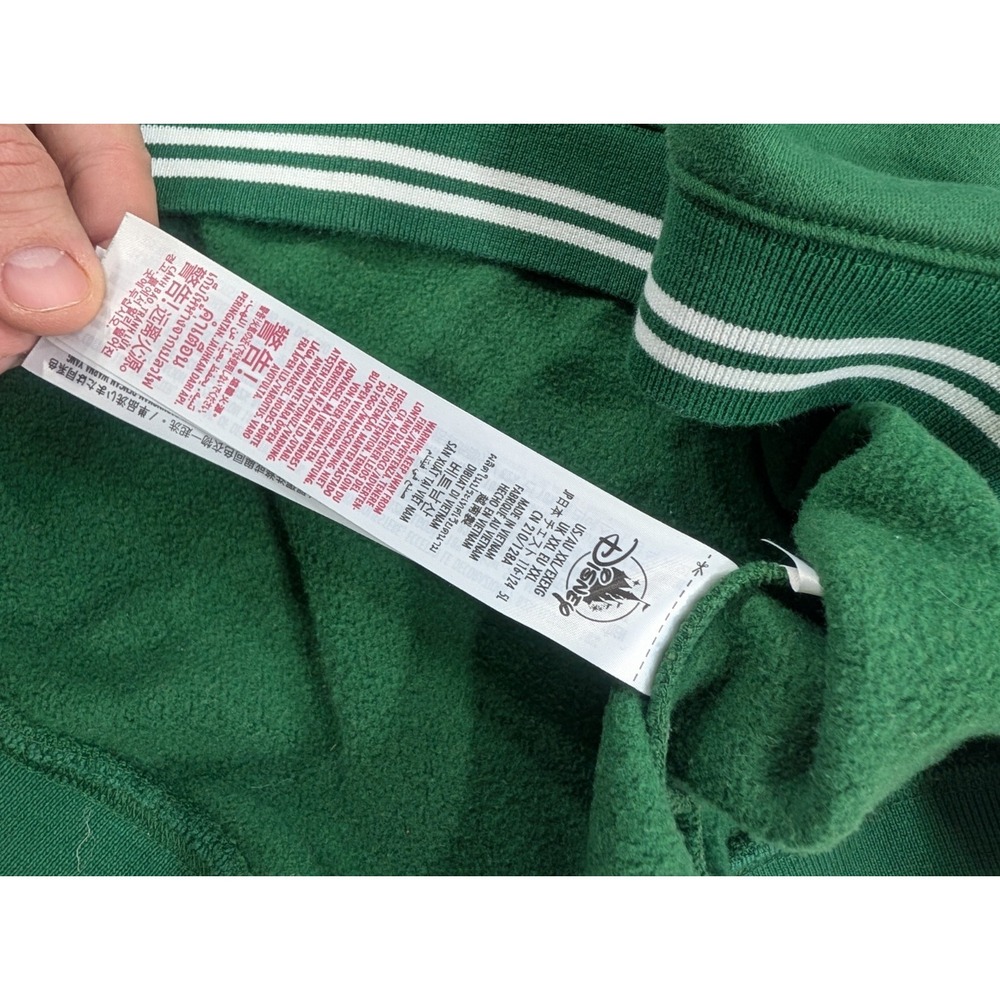 Winnie the Pooh Pullover Sweatshirt Crewneck Size XXL  Disney Green Perfect Con. - Picture 8 of 9